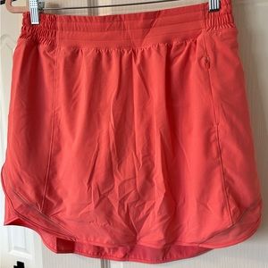 Lululemon Hotty Hot High Rise Skirt - Long - Size 10 Coral